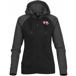 WOMEN'S OMEGA TWO-TONE ZIP HOODY