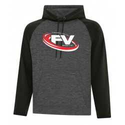 ATC™ DYNAMIC HEATHER FLEECE TWO TONE HOODED SWEATSHIRT